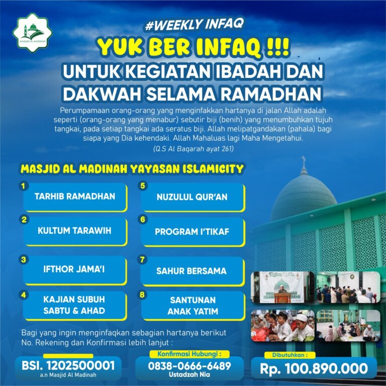 YUK BER INFAQ !!!